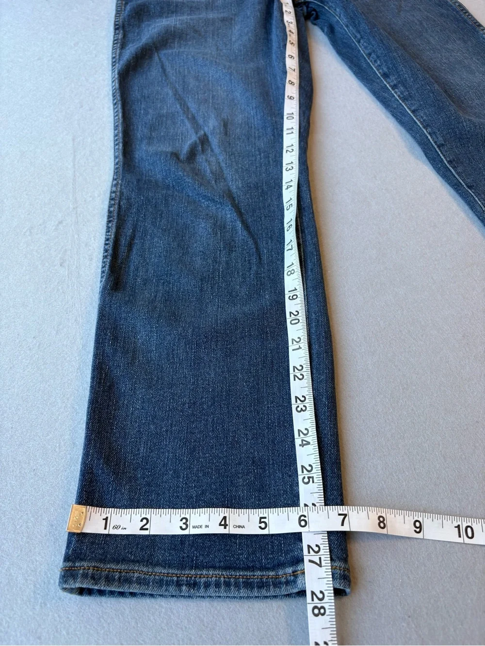 J.Crew High Rise Classic Vintage Straight Jeans Women 28 Blue Stretch Denim